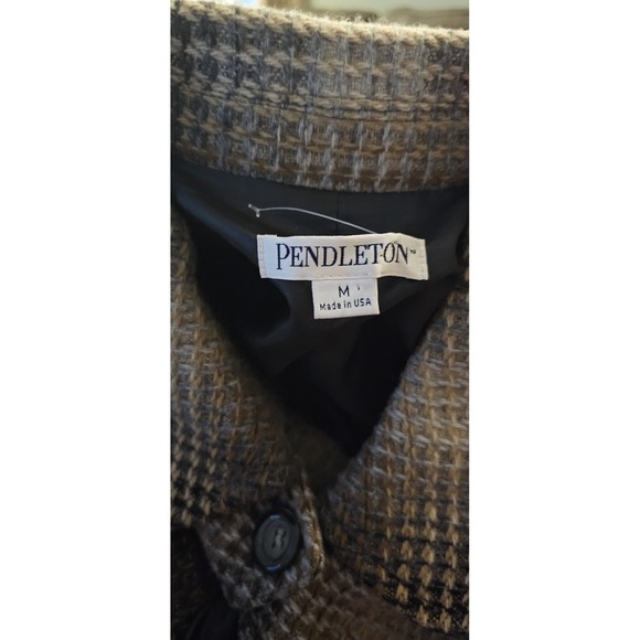 Pendleton Coat 100% Wool Jacket Women's 5-Buttons Ombre Waffle Weave Size Medium - Picture 8 of 10